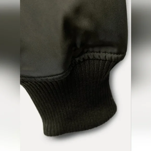 ZARA ZW COLLECTION Cropped Bomber Jacket - Picture 10 of 14